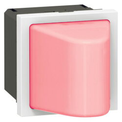 Legrand Signalleuchte 078570 MSC rt 230V 2mod ws