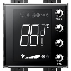 Bticino Thermostat SCS mit Display anthrazit