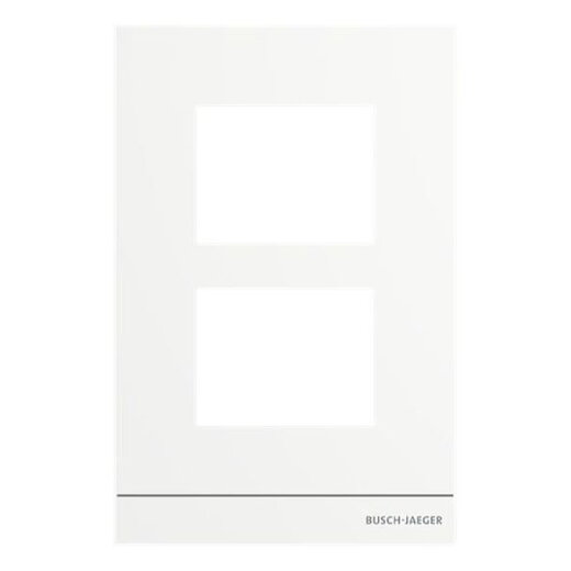 Busch-Jaeger Frontplatte 41392CF-W-03 Audio 1/2