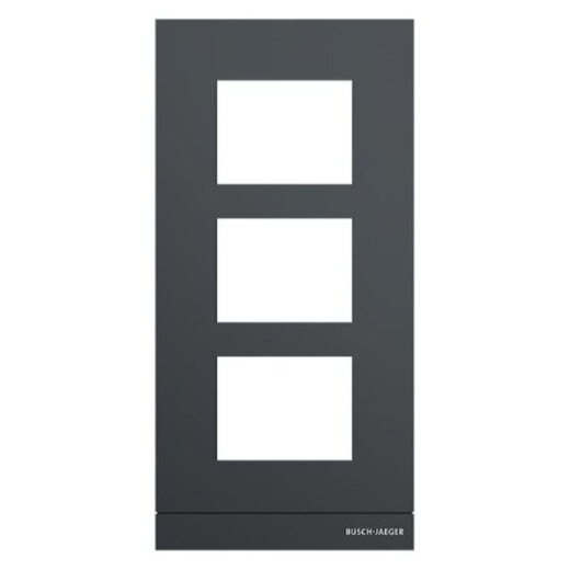 Busch-Jaeger Frontplatte 41393CF-B-03 Audio 1/3