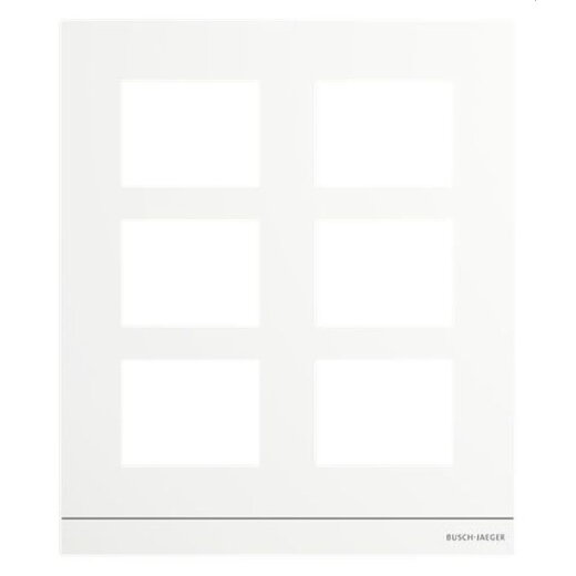 Busch-Jaeger Frontplatte 41396CF-W-03 Audio 2/3