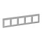 Legrand Rahmen 754135 VLIFE 5-FACH alu