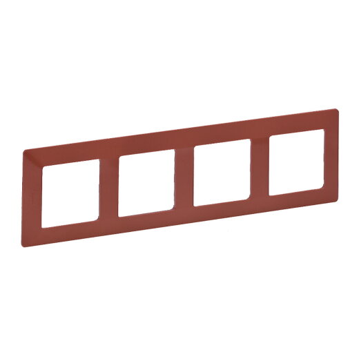 Legrand Rahmen 754074 VLIFE 4-FACH TERRACOTTA