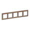 Legrand Rahmen 754185 VLIFE 5-FACH LIGHT WOOD