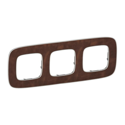 Legrand Rahmen 754453 V.ALL 3-FACH LEDER