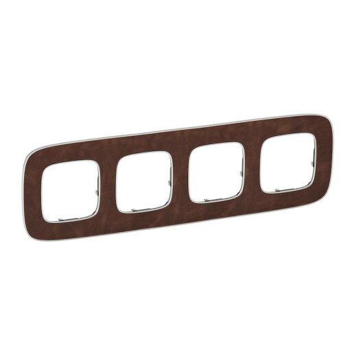 Legrand Rahmen 754454 V.ALL 4-FACH LEDER