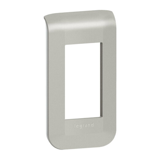 Legrand Rahmen Mosaic 1-mod.horizontal alu