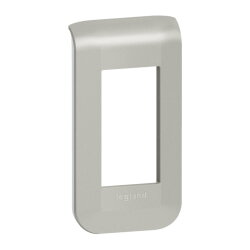 Legrand Rahmen Mosaic 1-mod.horizontal alu