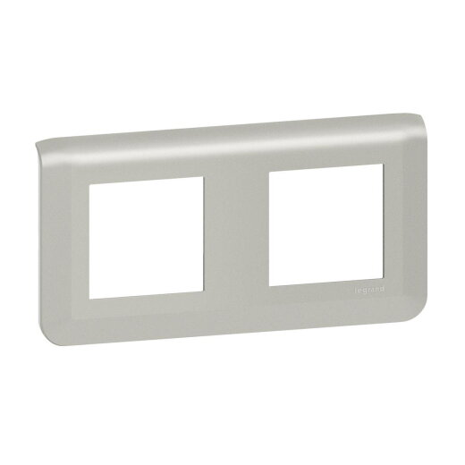 Legrand Rahmen Mosaic 2x2-mod.horizontal alu