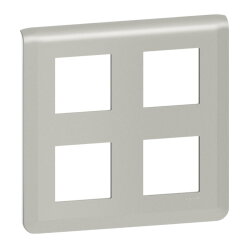 Legrand Rahmen Mosaic 2x2x2-mod.horizontal alu