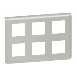 Legrand Rahmen Mosaic 2x3x2-mod.horizontal alu