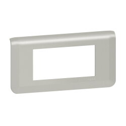 Legrand Rahmen Mosaic 4-mod.horizontal alu