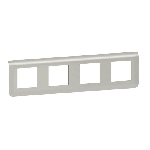 Legrand Rahmen Mosaic 4x2-mod.horizontal alu