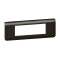 Legrand Rahmen Mosaic 6-mod.horizontal sw