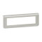 Legrand Rahmen Mosaic 8-mod.horizontal alu
