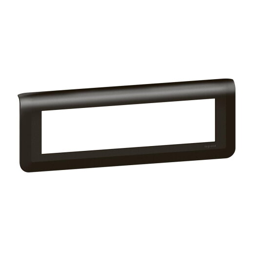 Legrand Rahmen Mosaic 8-mod.horizontal sw