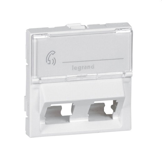 Legrand Adapter 078613 Mosaic KEYSTONE 45° 2-f.2-mod sw