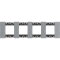 Bticino Abdeckrahmen KA4802M4NW LivingNow