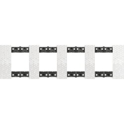 Bticino Abdeckrahmen KA4802M4MW LivingNow