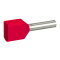 Legrand Aderendhülse, Adernendhülse 037688 2 x 1mm rot