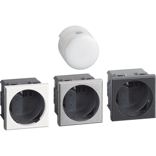 Bticino Akku-Taschenleuchte, Taschenlampe Tragbar für Netzausfall 2 Module