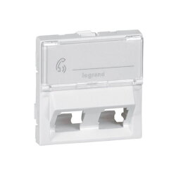 Legrand Adapter Mosaic KEYSTONE 2-fach 2-mod.sw