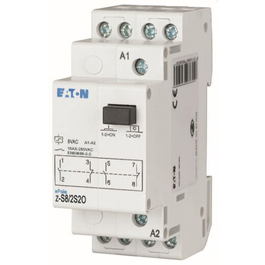 Eaton Electric Stromstoßschalter Z-S8/2S2O 8VAC/16A/2S 2OE
