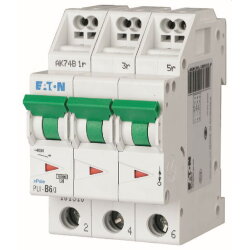 Eaton Electric Leitungsschutzschalter, Automat PLI-B6/3...