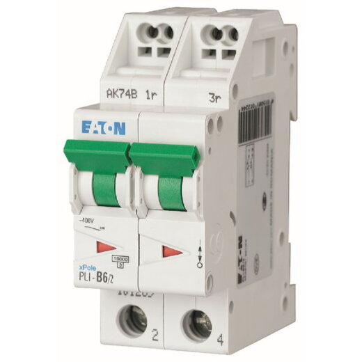 Eaton Electric Leitungsschutzschalter, Automat PLI-B8/2 B8A 2polig (Steckkl.)