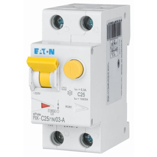 Eaton Electric FI / LS-Kombination PXK-C25/1N/03-A C25A 1polig+N 0,3A