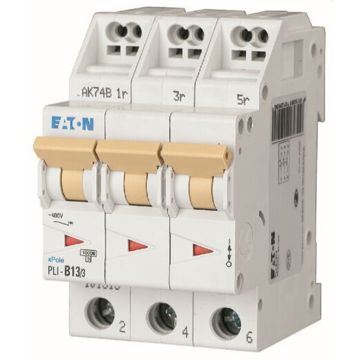 Eaton Electric Leitungsschutzschalter, Automat PLI-D13/3 D13A 3polig (Steckkl.)