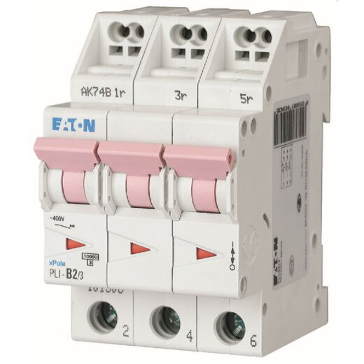 Eaton Electric Leitungsschutzschalter, Automat PLI-D2/3 D2A 3polig (Steckkl.)