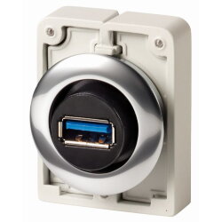 Eaton Electric Einbaubuchse M30C-FUSB USB 3.0 Frontmontage
