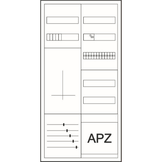 Eaton Electric Komplettschrank ZSD-ZV-1100/APZ/A