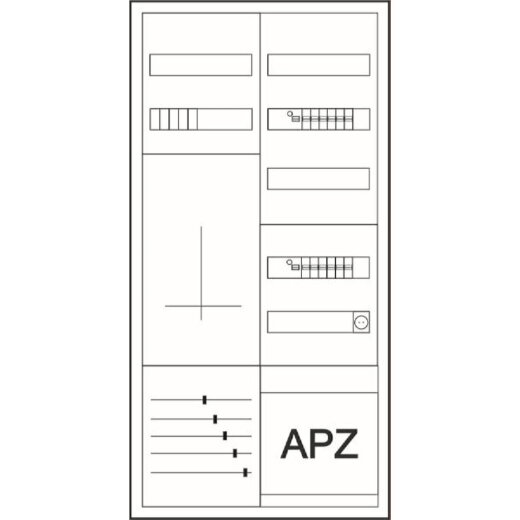 Eaton Electric Komplettschrank ZSD-ZV-1100/APZ/B
