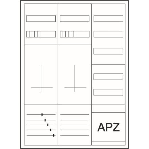 Eaton Electric Komplettschrank ZSD-ZZV-1100/APZ