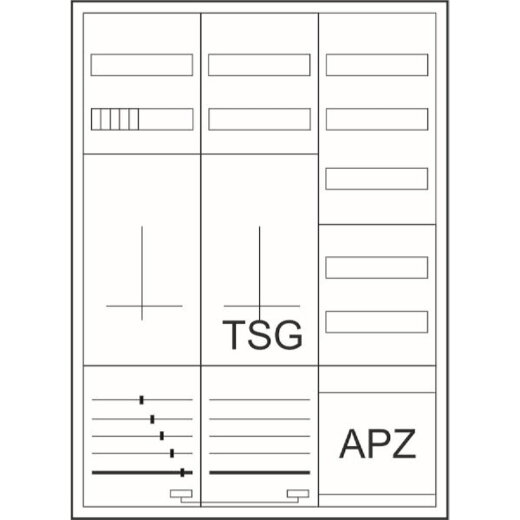 Eaton Electric Komplettschrank ZSD-ZTV-1100/APZ-BPKT31