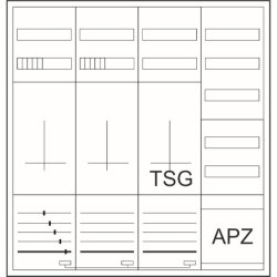 Eaton Electric Komplettschrank ZSD-ZZTV-1100/APZ-BPKT31