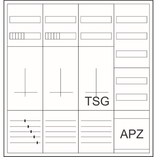 Eaton Electric Komplettschrank ZSD-ZZTV-1100/APZ