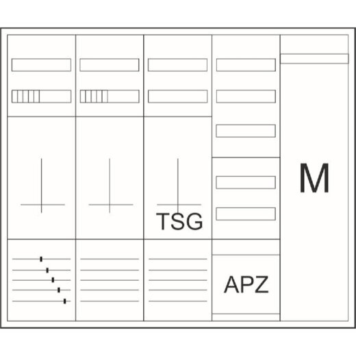 Eaton Electric Komplettschrank ZSD-ZZTVK-1100/APZ