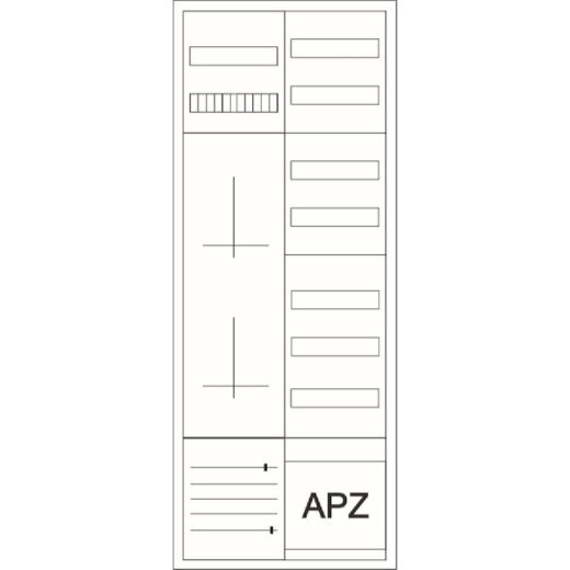Eaton Electric Komplettschrank ZSD-2ZV-1400/APZ