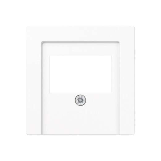 Jung Abdeckung für TAE-Anschlussdosen, Duroplast antimikrobiell, Serie AS, alpinweiß SPA569PLTWW