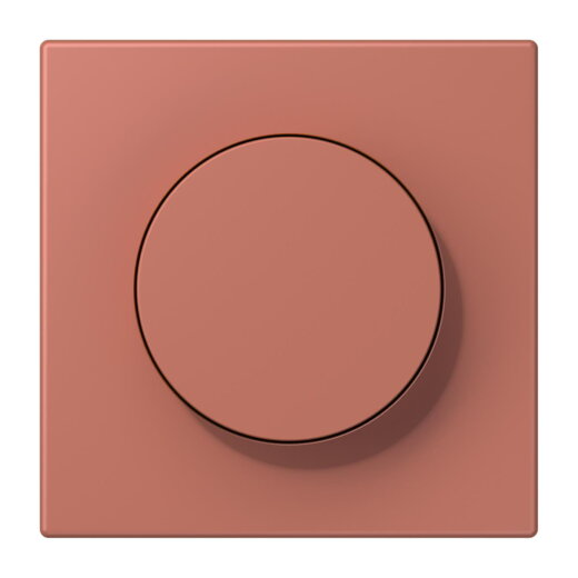 Jung Abdeckung mit Drehknopf, Serie LS, terre sienne brique LC1740236