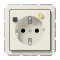 Jung FI-SCHUKO®-Steckdose (RCD) 30 mA, Serie CD, weiß CD5520.30