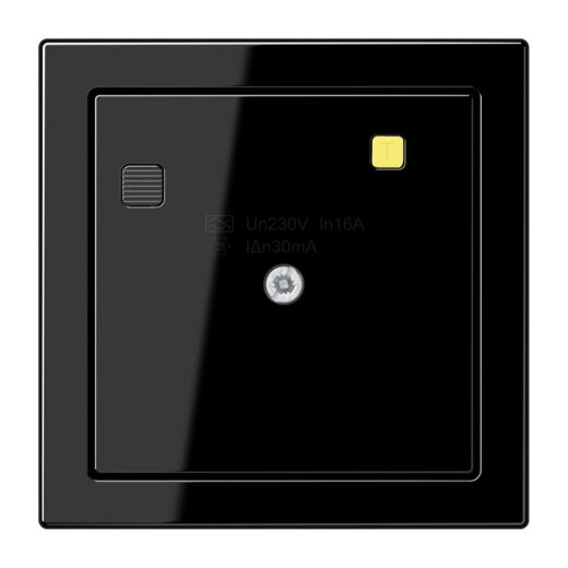 Jung FI-Schutzschalter (RCD) 30 mA, Serie LS, schwarz LS5530FIBSW