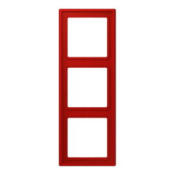 Jung Rahmen, 3-fach, LS 990, rouge vermillon 31...