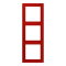 Jung Rahmen, 3-fach, LS 990, rouge vermillon 31 LC983227