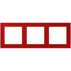 Jung Rahmen, 3-fach, LS ZERO, rouge vermillon 31...
