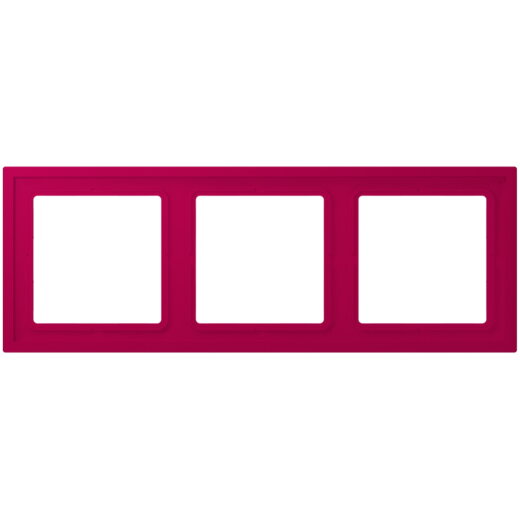 Jung Rahmen, 3-fach, LS ZERO, rouge rubia LCZ983BF230