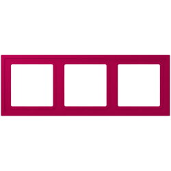 Jung Rahmen, 3-fach, LS ZERO, rouge rubia LCZ983BF230